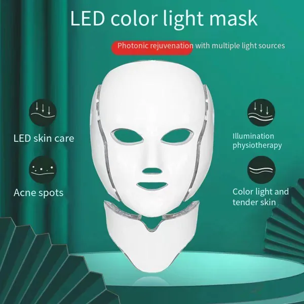 LED face and neck mask (listing 5328)