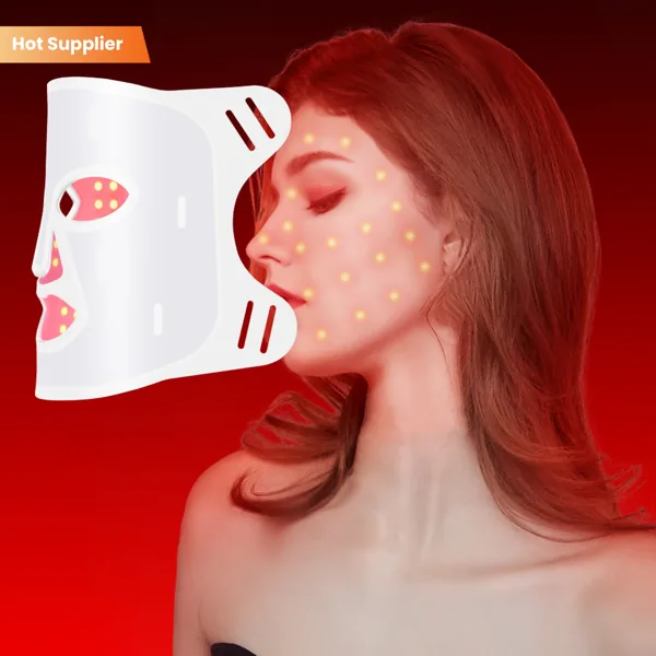 4-colour silicone LED face and neck mask (listing 3765)