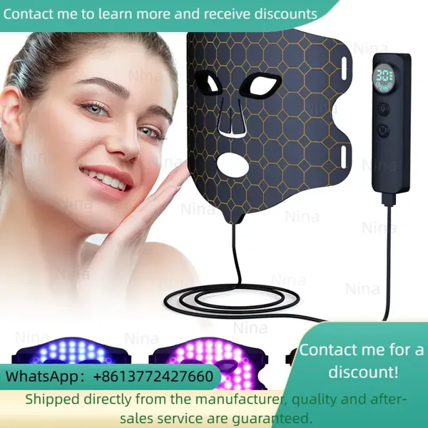 Wireless silicone LED face mask (listing 0592)