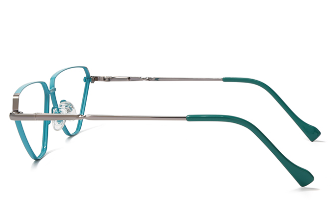 Glasseslit 100266 Spring Hinges Cateye Eyeglasses C5, Blue frame, view 5