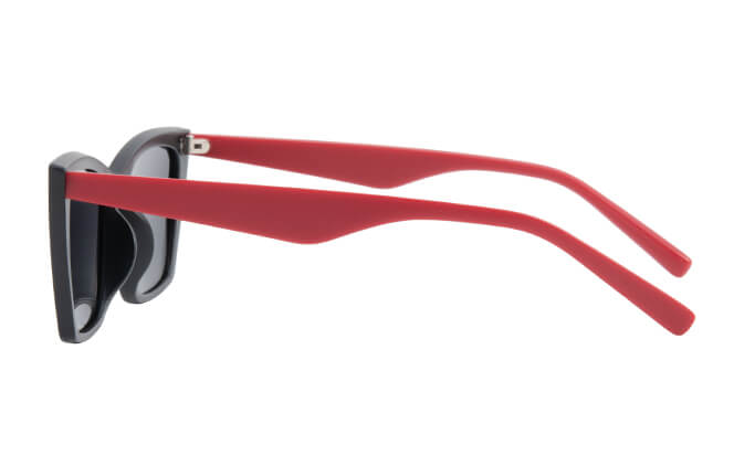 Glasseslit 100279 Cateyte Sunglasses black and red, Pink frame, view 5