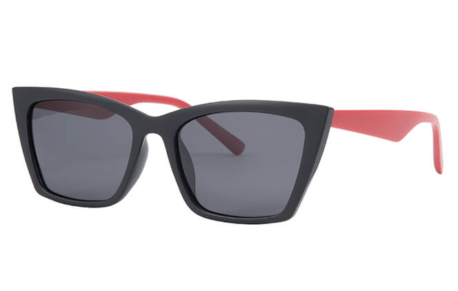 Glasseslit 100279 Cateyte Sunglasses black and red, Pink frame