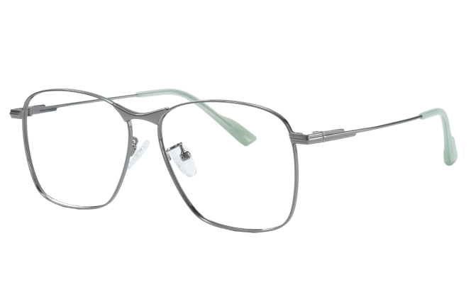 Glasseslit 100306 Square Eyeglasses C3, Rose Gold frame
