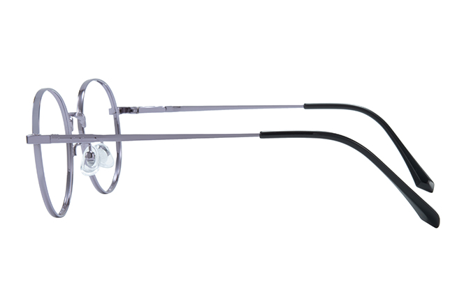 Glasseslit 100311 Round Spring Hinge Eyeglasses purple, Purple frame, view 5