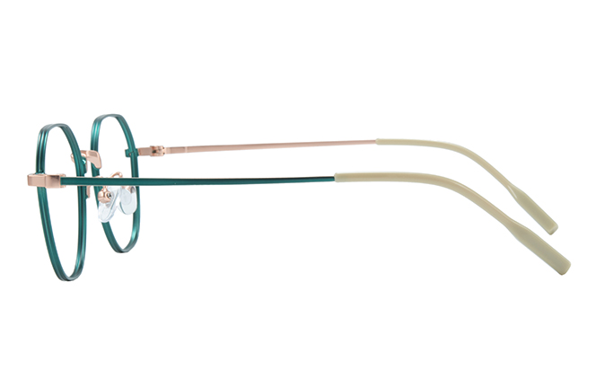 Glasseslit 100314 Geometric Eyeglasses C2, Gold frame, view 5