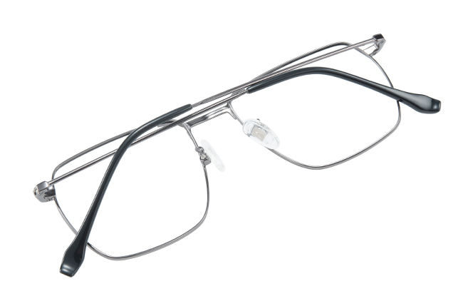 Glasseslit 100323 Square Eyeglasses C161, Gold frame, view 3