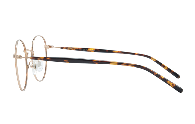 Glasseslit 100329 Round Eyeglasses C10, Tortoiseshell frame, view 5