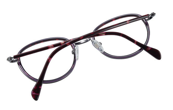Glasseslit 100336 Oval Eyeglasses C24, Tortoiseshell frame, view 3