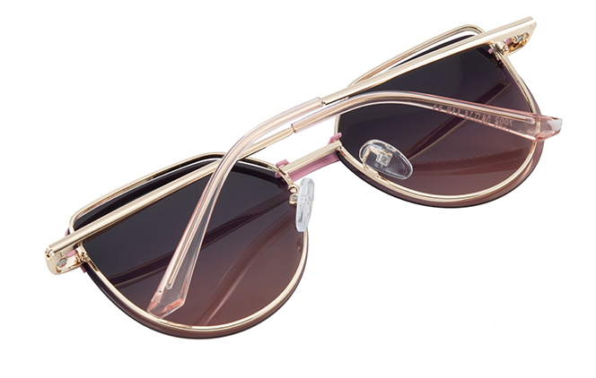 Glasseslit 100343 Cateye Magnetic Clip on Eyeglasses purple, Purple frame, view 3