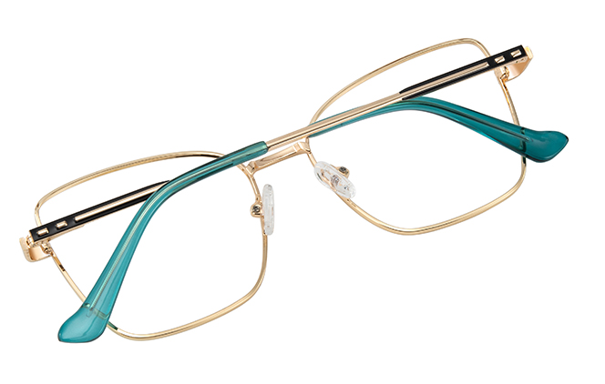 Glasseslit 100359 Cateye Spring Hinge Eyeglasses C2, Purple frame, view 3