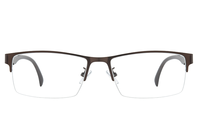 Glasseslit 100360 Rectangle Eyeglasses amber, Amber frame, view 4