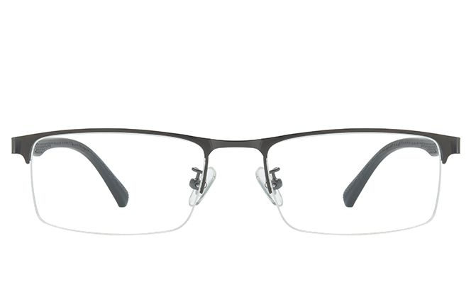Glasseslit 100363 Browline Eyeglasses grey, Grey frame, view 4