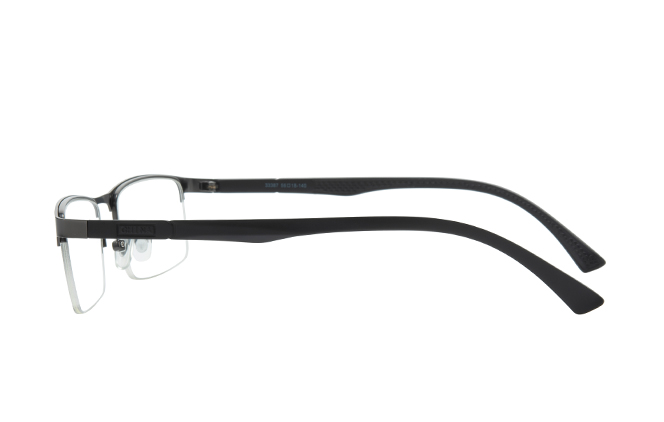 Glasseslit 100363 Browline Eyeglasses grey, Grey frame, view 5
