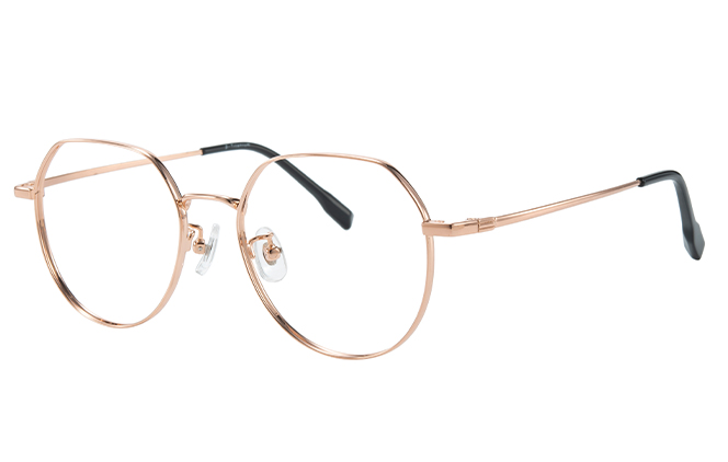 Glasseslit 100379 Geometric Titanium Eyeglasses C4