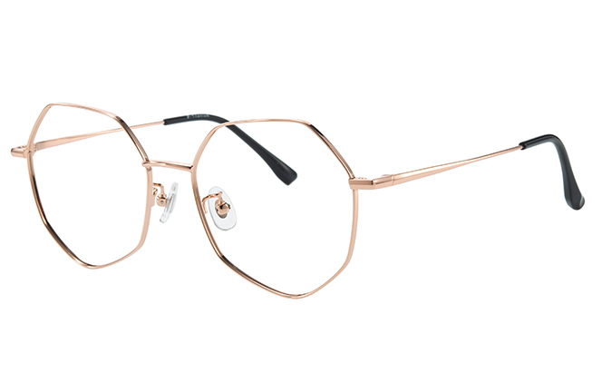 Glasseslit 100380 Geometric Titanium Eyeglasses C4