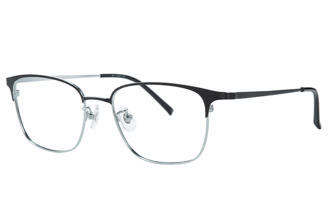 Glasseslit 100381 Browline Titanium Eyeglasses C3