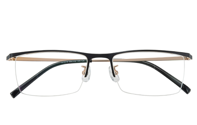 Glasseslit 100382 Browline Titanium Eyeglasses C4, browline shape, view 2