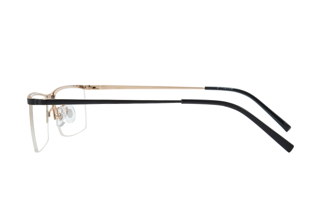 Glasseslit 100382 Browline Titanium Eyeglasses C4, browline shape, view 5