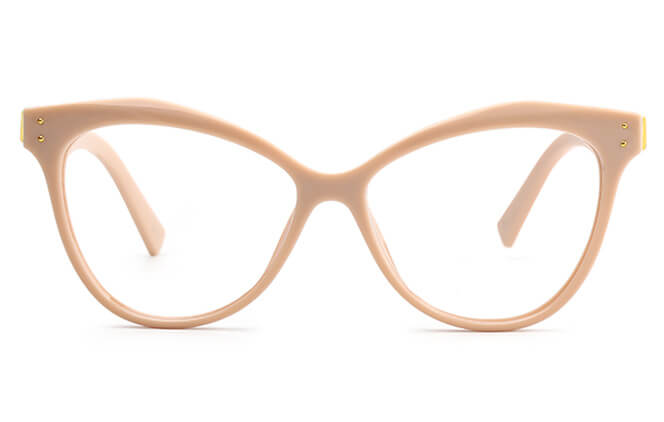 Glasseslit Thelma Cat Eye Eyeglasses C3, Champagne frame, view 4