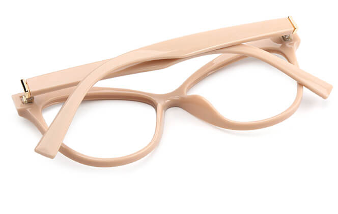 Glasseslit Thelma Cat Eye Eyeglasses C3, Champagne frame, view 6
