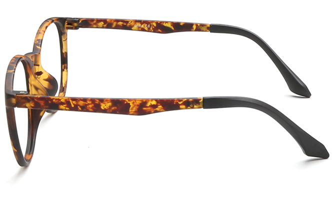 Glasseslit Selena Round Eyeglasses C8, Tortoiseshell frame, view 5