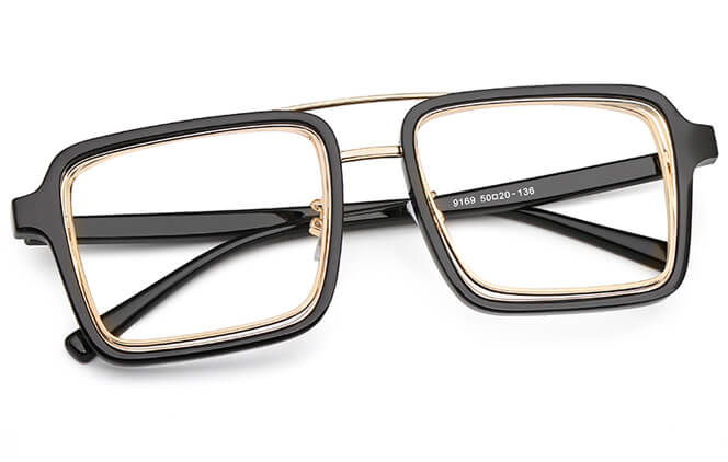 Glasseslit Rosale Aviator Eyeglasses Clear, Clear frame, view 3