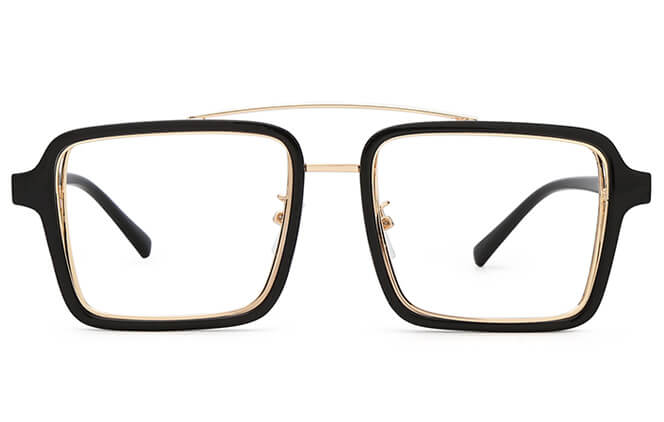 Glasseslit Rosale Aviator Eyeglasses Clear, Clear frame, view 4