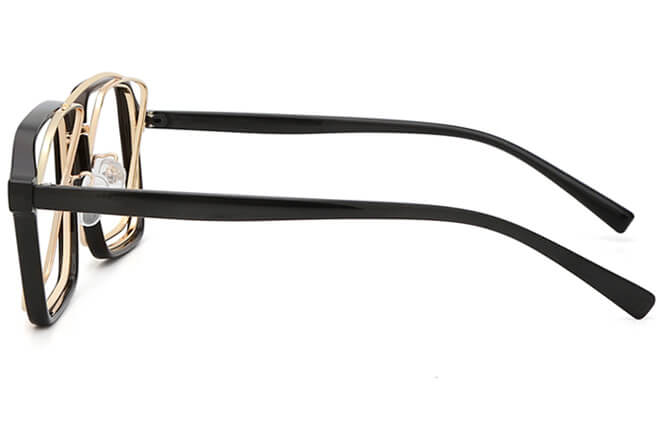 Glasseslit Rosale Aviator Eyeglasses Clear, Clear frame, view 5