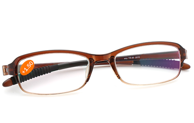 Glasseslit Kira Rectangle eyeglasses brown, Brown frame, view 3