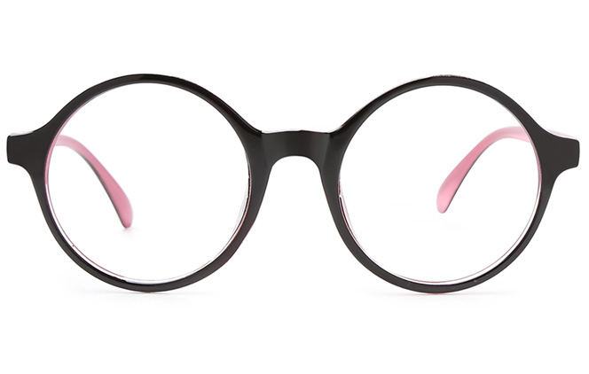 Glasseslit Angie Round Eyeglasses C5, Purple frame, view 4