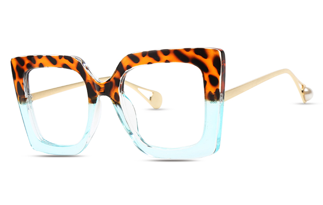 Glasseslit 200532 Square Glasses C5, Tortoiseshell frame