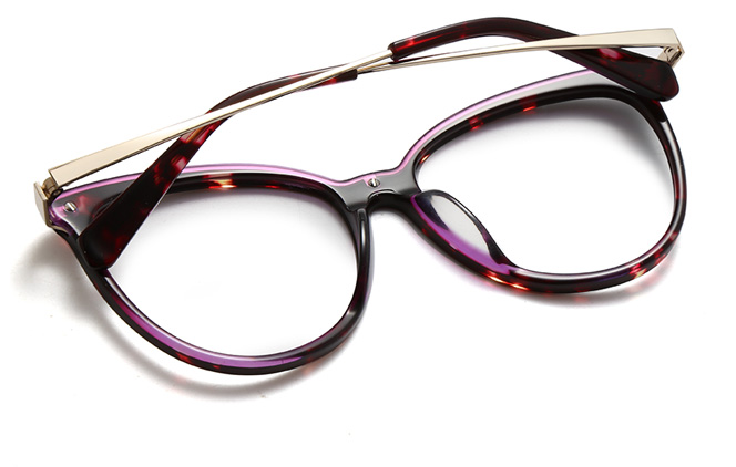 Glasseslit 200569 Cateye Glasses C24, Floral frame, view 3
