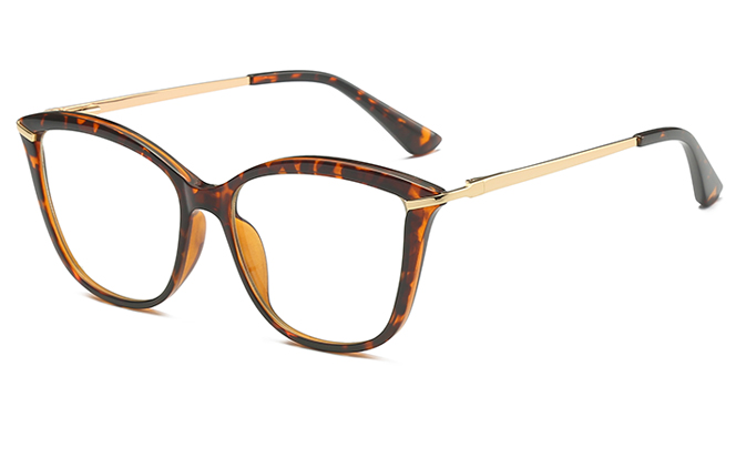Glasseslit 200590 Cateye Spring hinge Glasses C3, Tortoiseshell frame