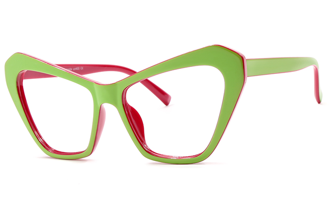 Glasseslit 200592 Cateye Eyeglasses C3, Red frame