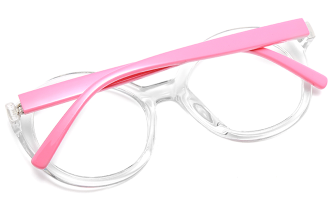 Glasseslit 200615 Round Eyeglasses C3, Clear frame, view 3
