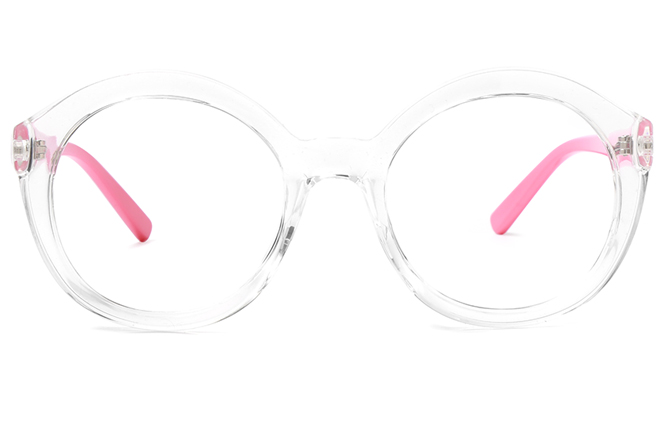 Glasseslit 200615 Round Eyeglasses C3, Clear frame, view 4