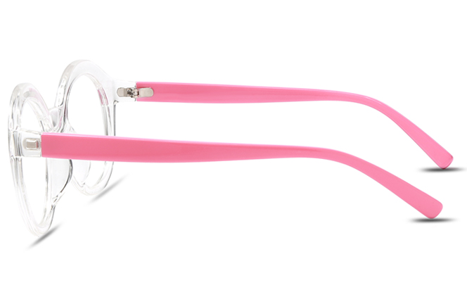 Glasseslit 200615 Round Eyeglasses C3, Clear frame, view 5