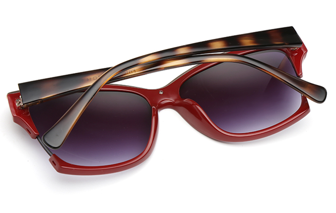 Glasseslit 200617 Cateye Sunglasses C2, Red frame, view 3