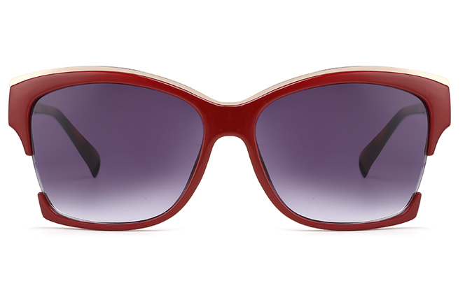 Glasseslit 200617 Cateye Sunglasses C2, Red frame, view 4