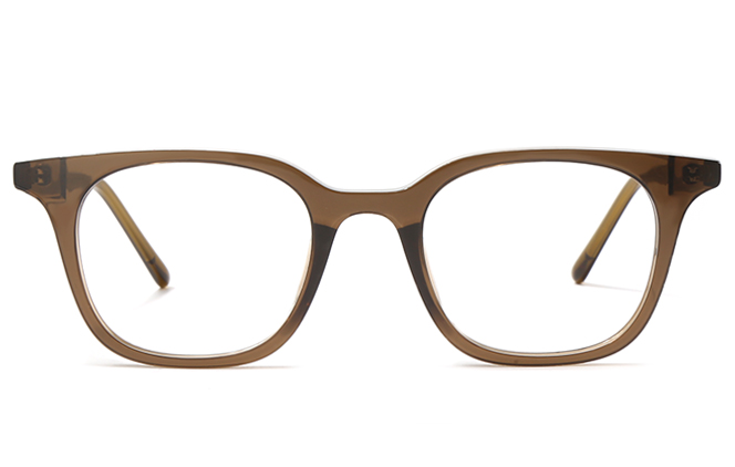 Glasseslit 200631 Rectangle Eyeglasses C5, Brown frame, view 4