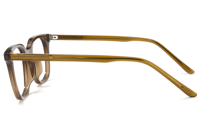 Glasseslit 200631 Rectangle Eyeglasses C5, Brown frame, view 5