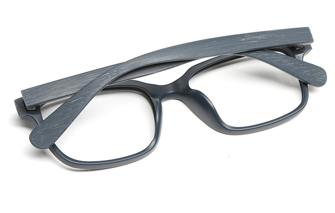 Glasseslit 200666 Rectangle Eyeglasses blue, Blue frame, view 3