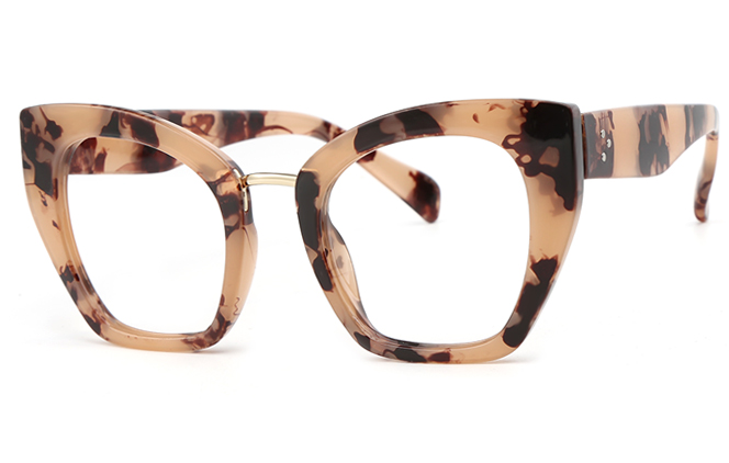 Glasseslit 200669 Cateye Eyeglasses C3, Green frame