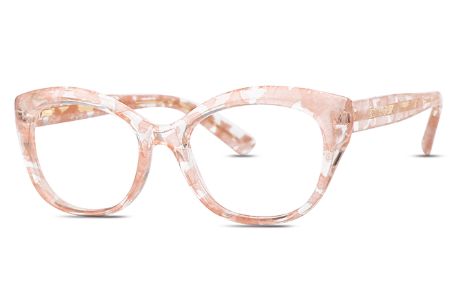 Glasseslit 200673 Cateye Spring Hinge Eyeglasses C2, Red frame