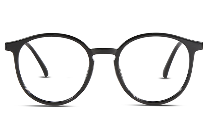Glasseslit 200677 Round Magnetic Clip on Glasses C5, Pink frame, view 2