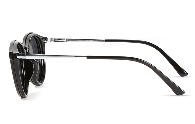Glasseslit 200677 Round Magnetic Clip on Glasses C5, Pink frame, view 5