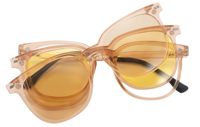Glasseslit 200704 Round Magnetic Clip on Eyeglasses C3, round shape, view 4