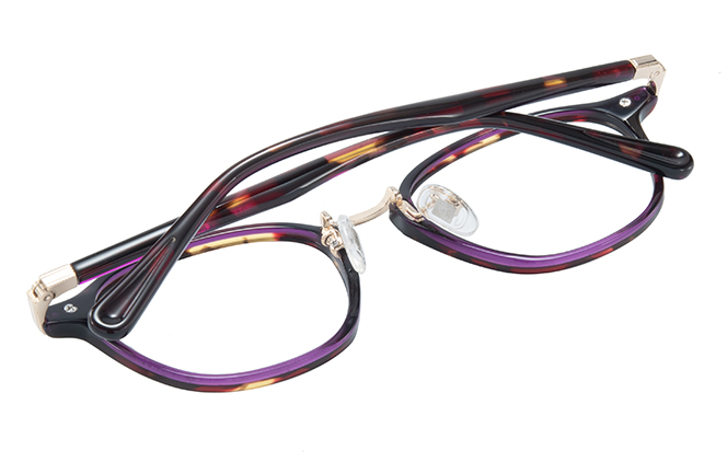 Glasseslit 200705 Oval Eyeglasses C5, Purple frame, view 3
