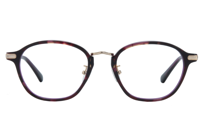 Glasseslit 200705 Oval Eyeglasses C5, Purple frame, view 4