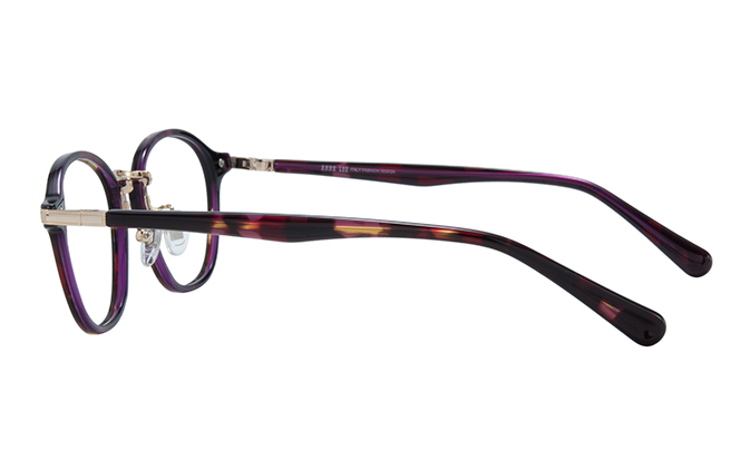 Glasseslit 200705 Oval Eyeglasses C5, Purple frame, view 5